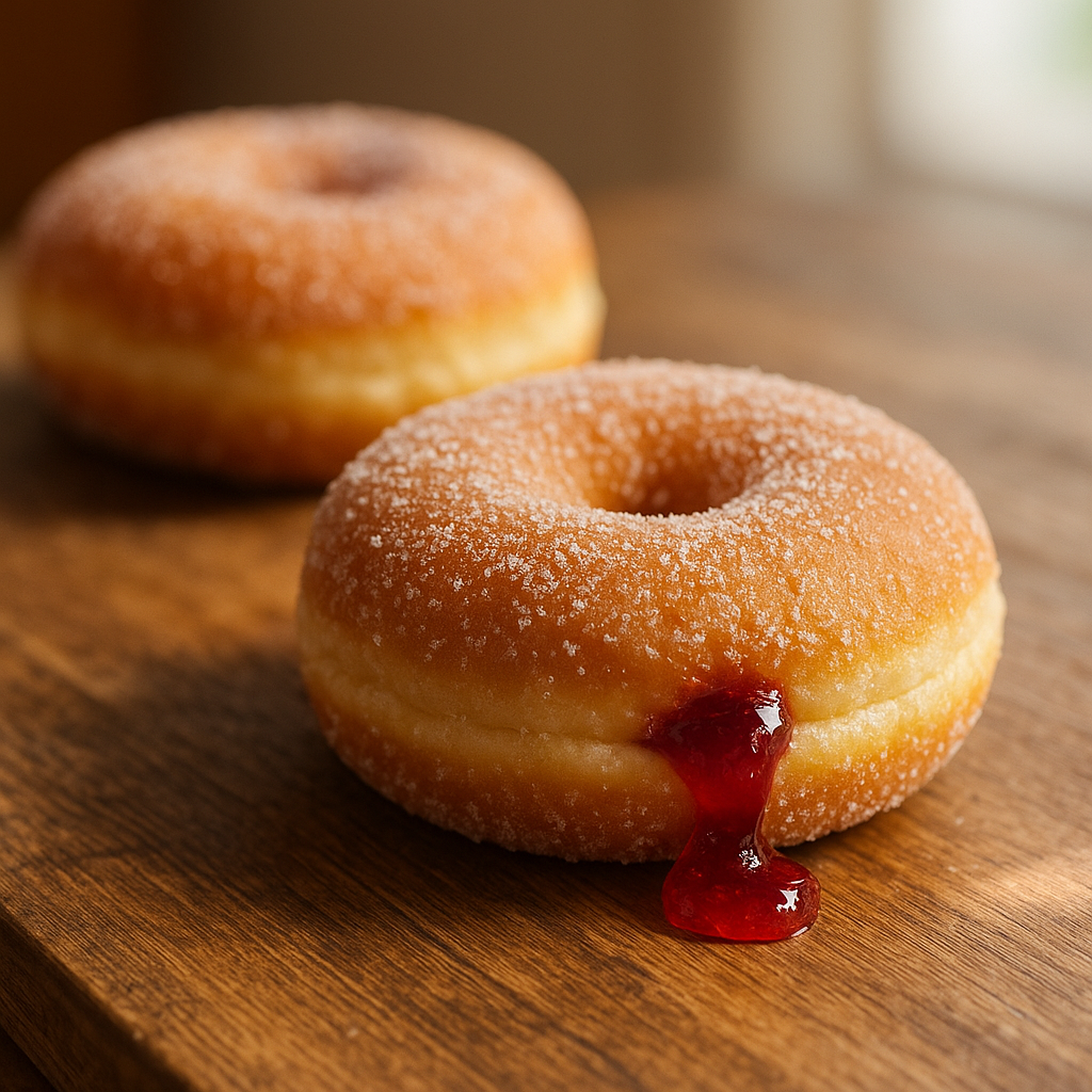 Plant-Based Jelly Donuts