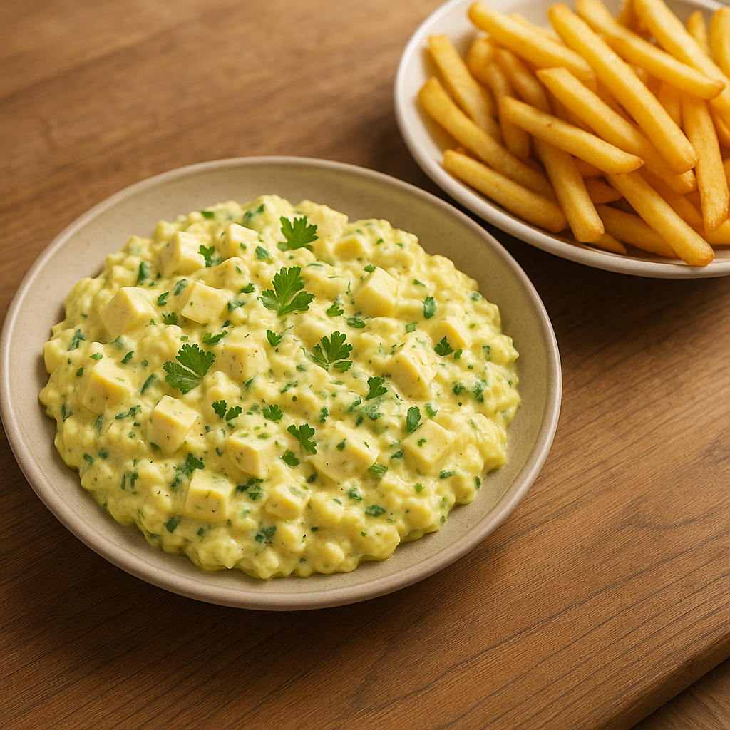 egg salad + fries